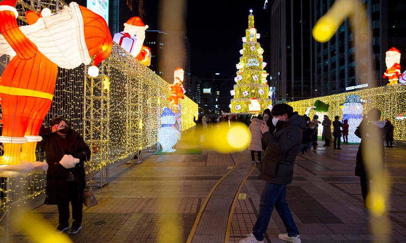 Christmas decorations in South Korea - Global Times