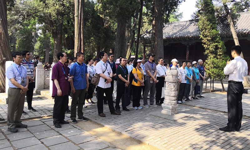 A training of the Jining Leadership Political and Moral Education Base Photo: Courtesy of the Jining Leadership Political and Moral Education Base