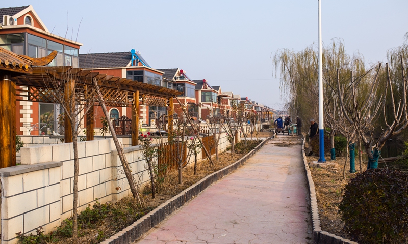 The Cuikou village is known as the “No.1 Garlic Village of China.” Photo: Shan Jie/GT