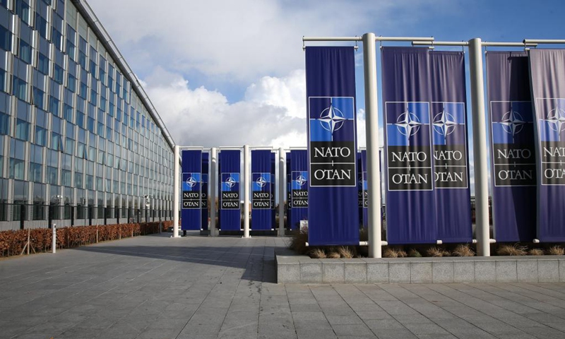 File photo taken on Feb. 12, 2020 shows the NATO headquarters in Brussels, Belgium.Photo: Xinhua 