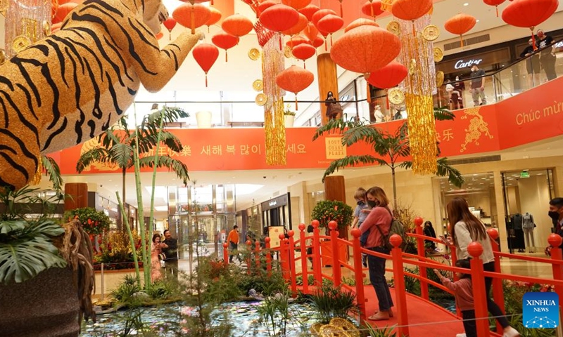 South Coast Plaza in California celebrates Year of Tiger with