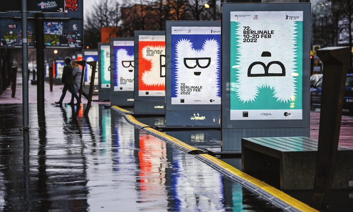 Posters for the Berlin film festival Photo: AFP