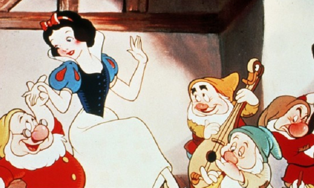 A scene from Disney film Snow White and the Seven Dwarfs Photo: IC