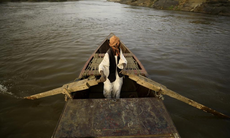 This file photo taken on Jan. 20, 2021, shows the scenery of Nile River in Nahr al-Neel State, Sudan.(Photo: Xinhua)