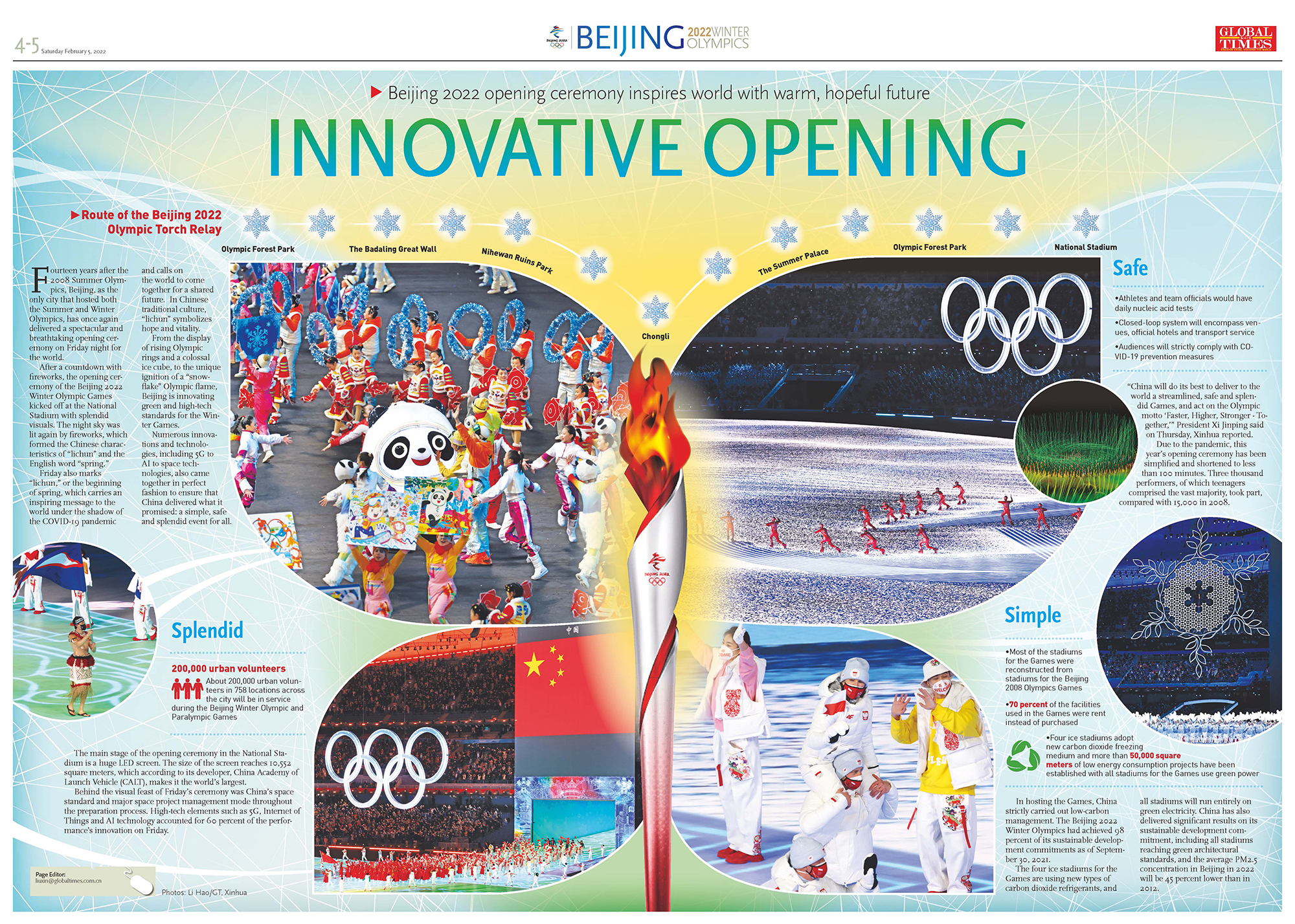 Collector's edition: Beijing 2022 Winter Olympics: P4-5, Feb 5