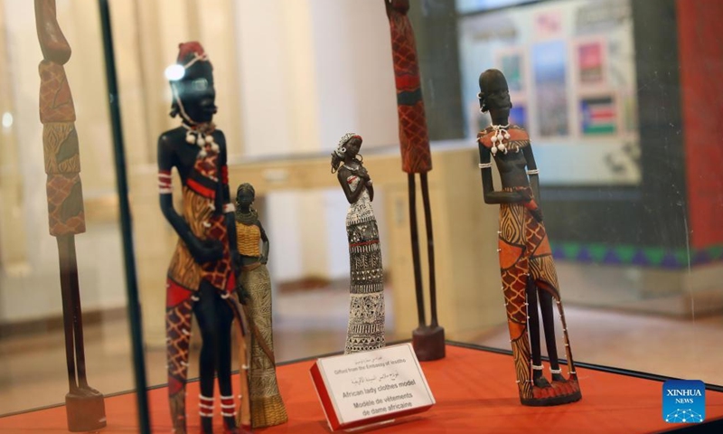 Photo taken on Feb. 27, 2022 shows exhibits at the Nile Museum in Aswan, Egypt.Photo:Xinhua