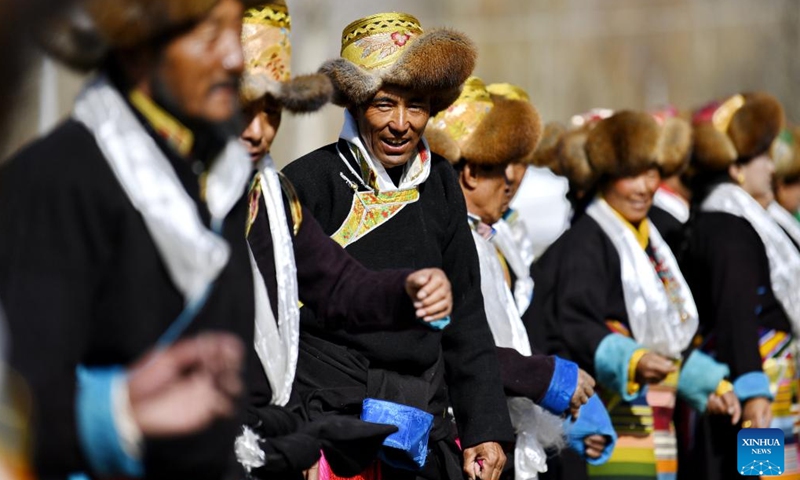 Annual spring farming ceremony held in China's Tibet - Global Times