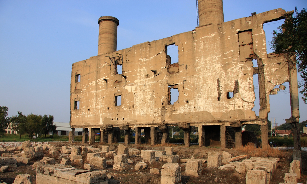 Ruins of Japan's notorious Unit 731 facilities in Harbin, Northeast China's Heilongjiang Province Photo: VCG