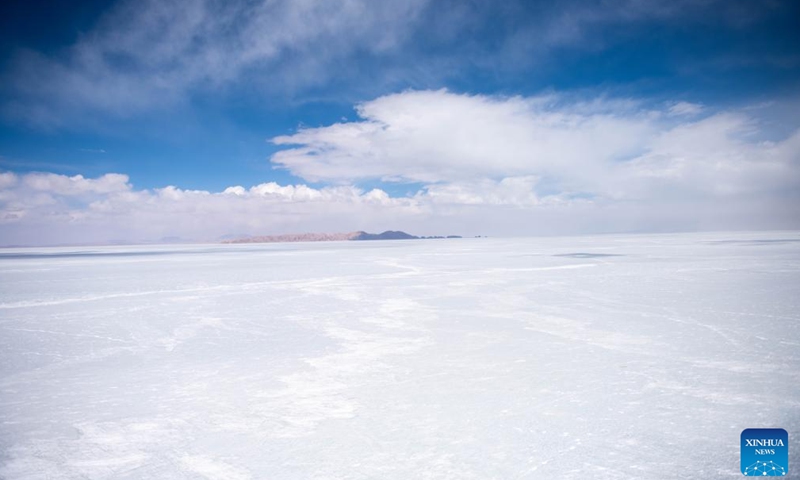 View Of Frozen Serling Tso Lake In Tibet - Global Times