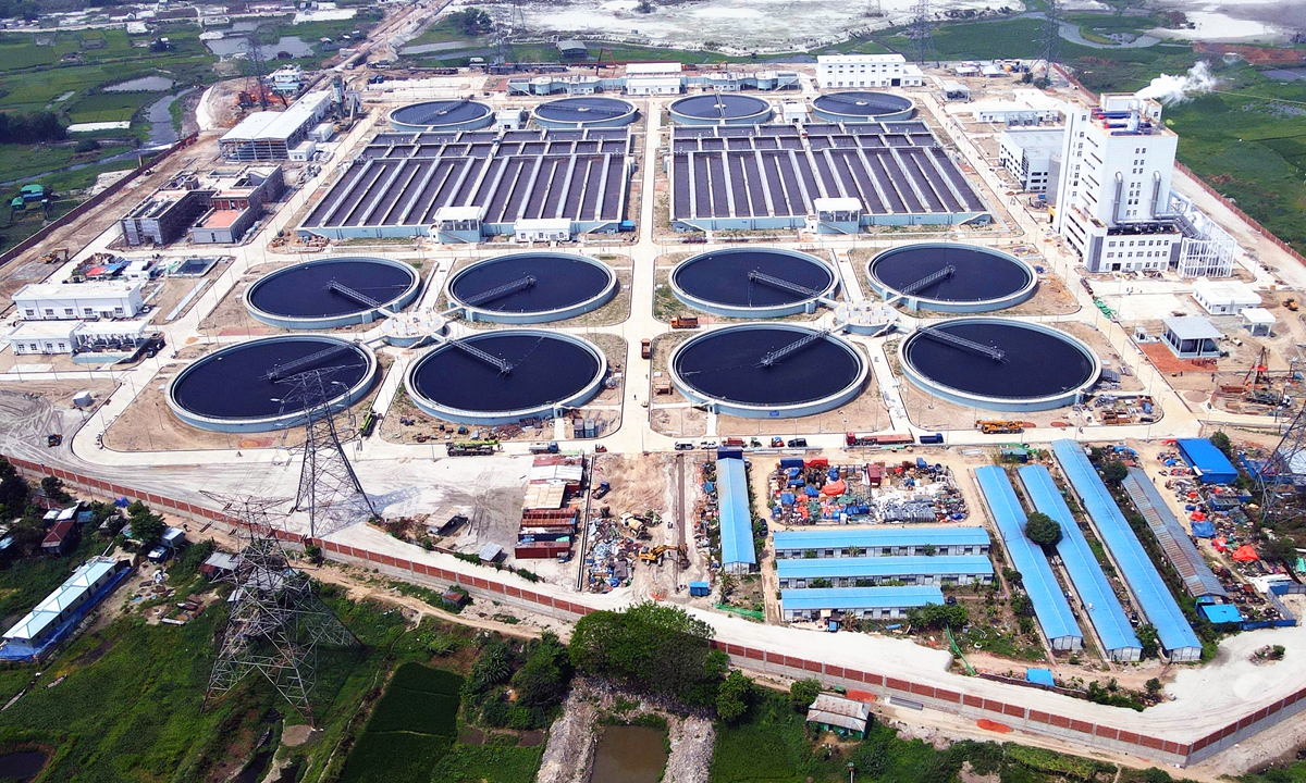 China funded Largest Sewage Plant In South Asia Begins Operations 