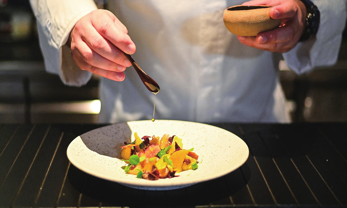 A dish made by Ricardo Chaneton Photo: AFP