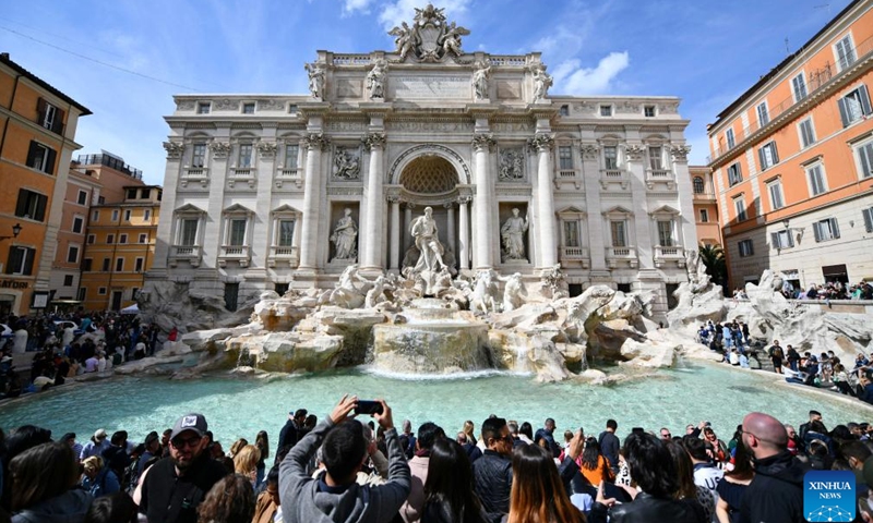 Tourists enjoy Easter holiday in Rome - Global Times