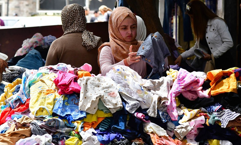 Crisis Ridden Syrians Opt For Secondhand Clothes Global Times   094fc62e 22b2 47b9 B787 1b698922349a 