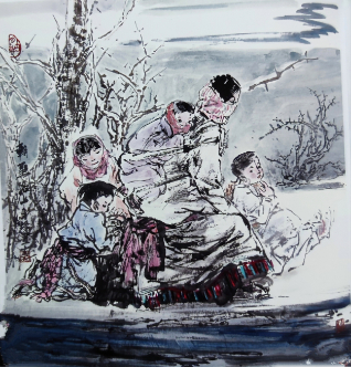 Chao Sheng Lu Shang, 68cm x 68cm