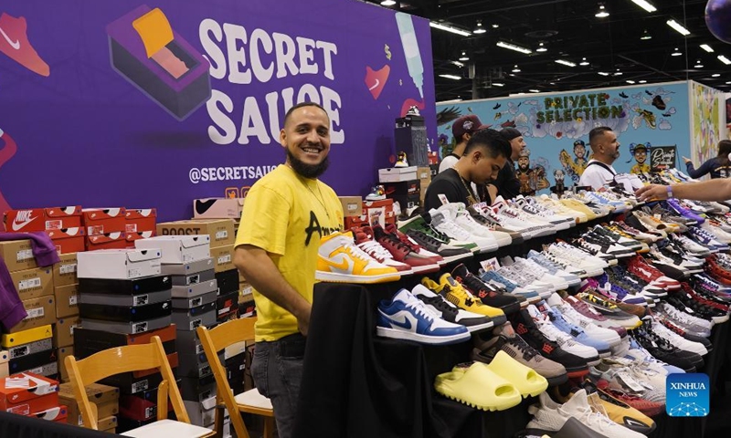 Business show of collectable sneaker industry held in California, US ...