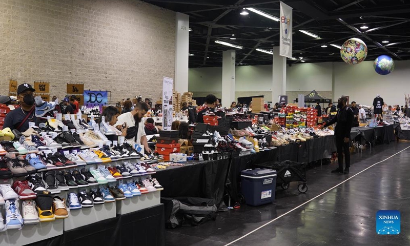 Business show of collectable sneaker industry held in California, US ...
