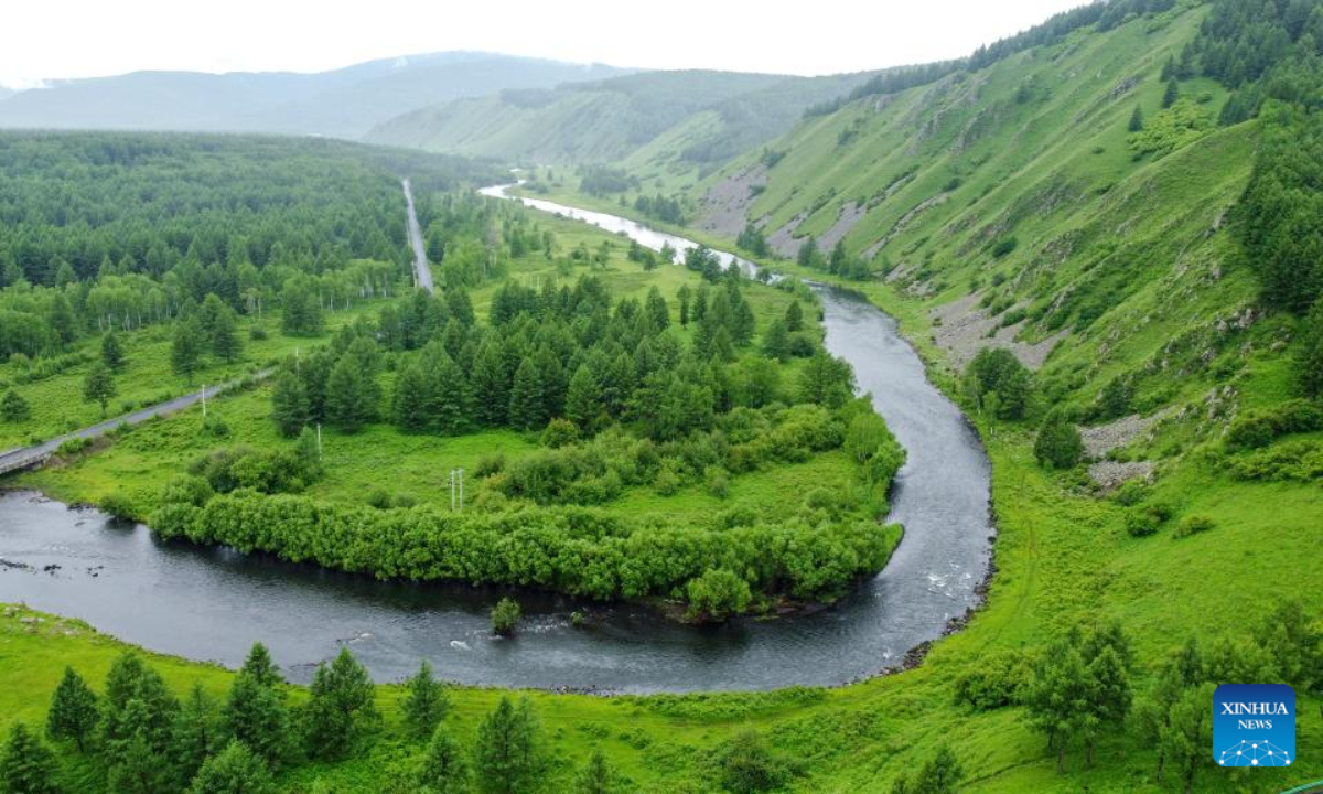 Photo taken on June 24, 2022 shows the scenery of the Arxan National Forest Park, north China's Inner Mongolia Autonomous Region. Photo:Xinhua