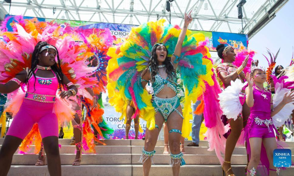 Ceremony Of 2022 Toronto Caribbean Carnival Launched In Canada Global Times