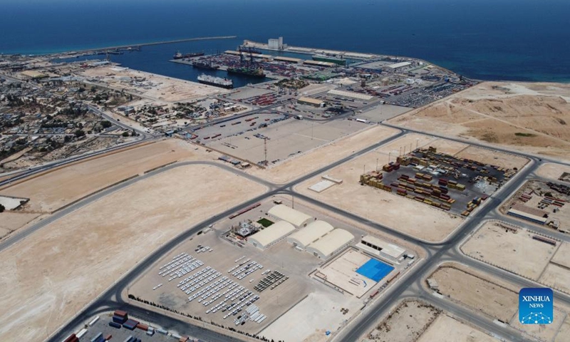 Aerial photo taken on June 25, 2022 shows a view of the Misurata Free Zone, some 250 km east of the capital Tripoli, Libya.Photo:Xinhua