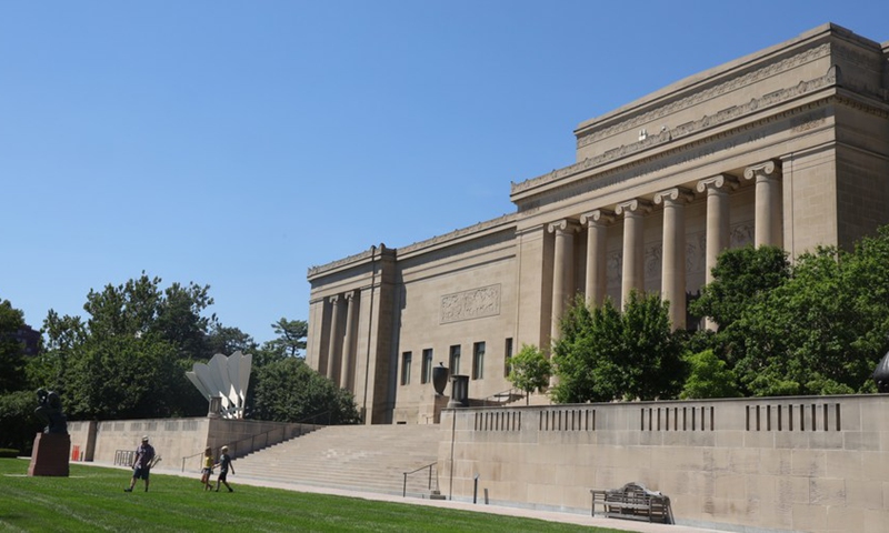 Photo taken on Aug. 11, 2022 shows Nelson-Atkins Museum of Art in Kansas City, Missouri, the United States.(Photo: Xinhua)