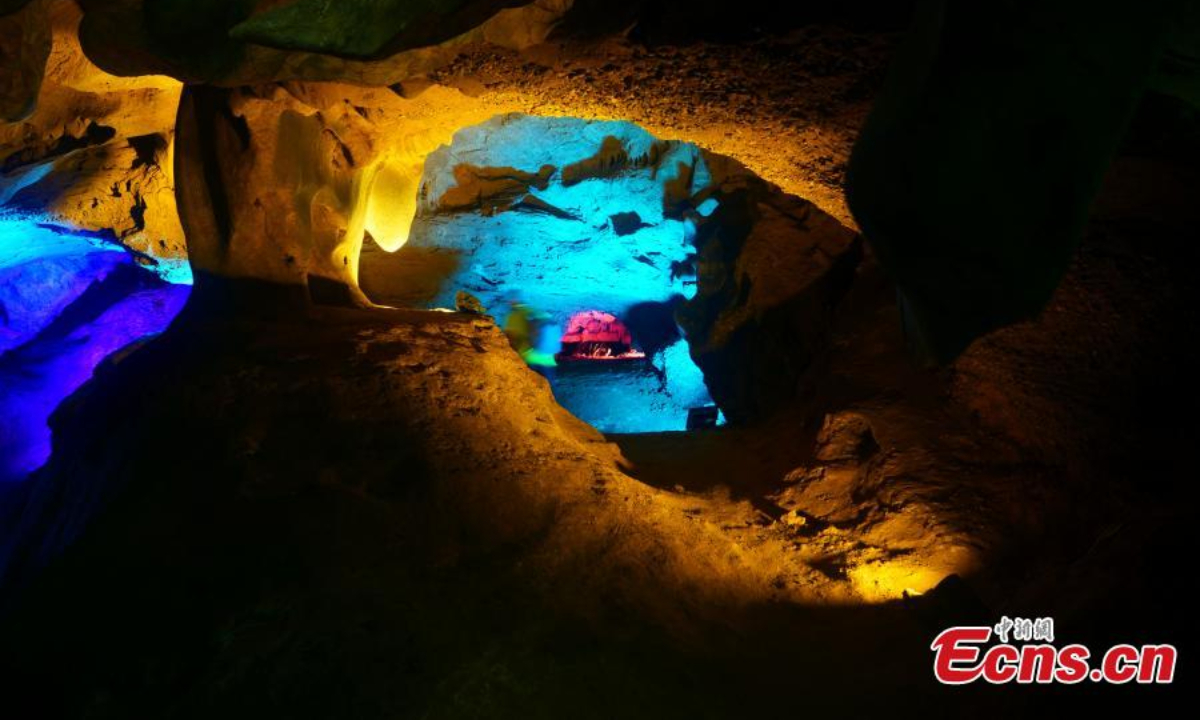 Scenery of a karst landscape of E'xian Ridge in South China's Hainan Province. Photo:China News Service