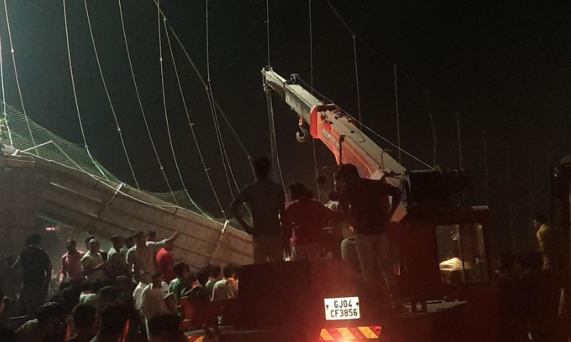 India’s Gujarat Mourns Deadly Bridge Collapse - Global Times