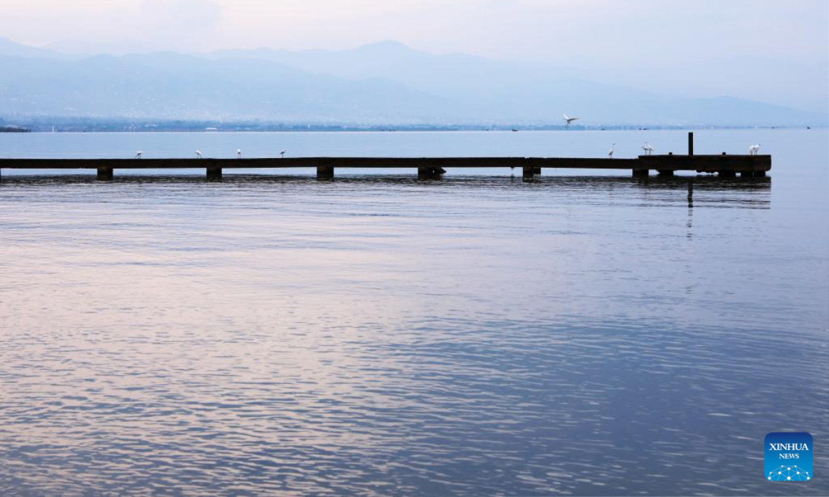 This photo taken on Nov 2, 2022 shows Lake Tanganyika in Bujumbura, Burundi. Photo:Xinhua