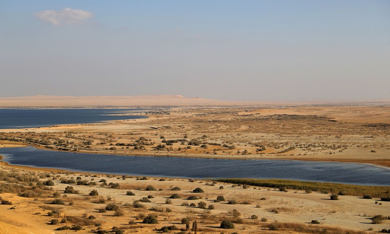 This photo taken on Oct. 29, 2022 shows the scenery in Fayoum, Egypt.(Photo: Xinhua)