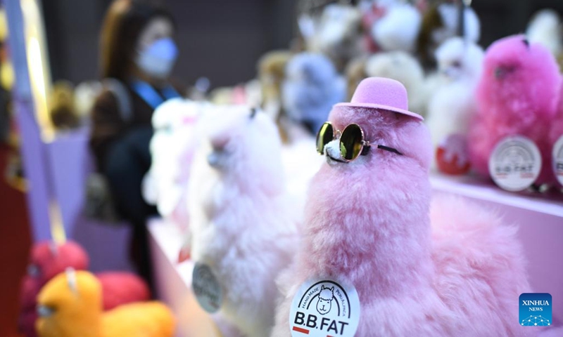 Alpaca-fur products displayed at 5th CIIE - Global Times