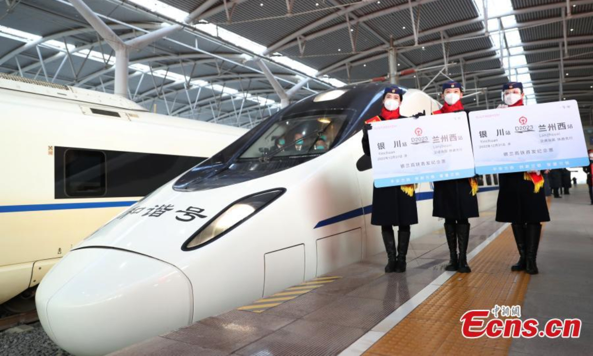 Yinchuan To Lanzhou High Speed Railway Becomes Fully Operational