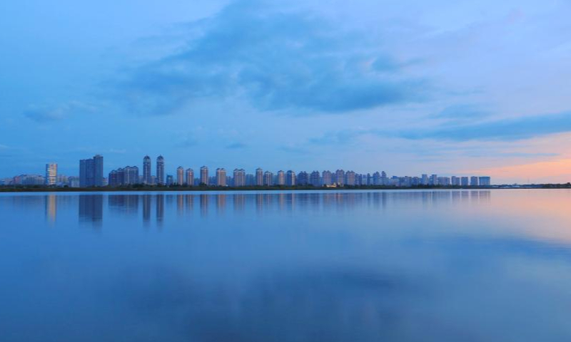 This photo taken on Sept. 6, 2018 shows the Sun Island scenic area in Harbin, northeast China's Heilongjiang Province. Photo: Xinhua