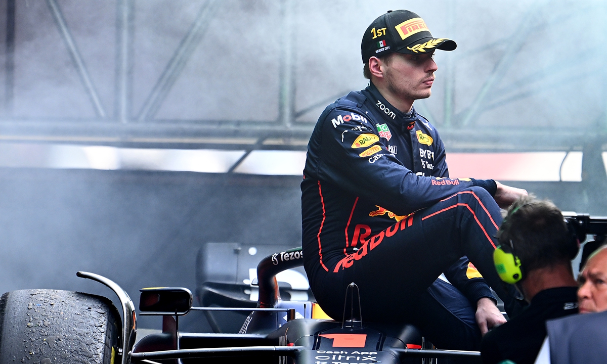 Max Verstappen of Red Bull Racing at the F1 Grand Prix of Mexico at Autodromo Hermanos Rodriguez in Mexico City, Mexico on October 30, 2022 Photo: VCG