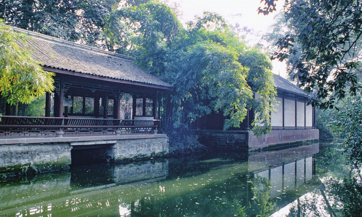 The Du Fu Thatched Cottage in Chengdu, Sichuan Province Photo: IC 