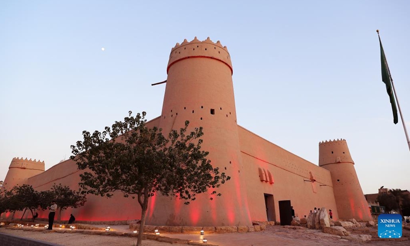 This photo taken on Dec. 4, 2022 shows Al Masmak Palace Museum in Riyadh, Saudi Arabia.(Photo: Xinhua)