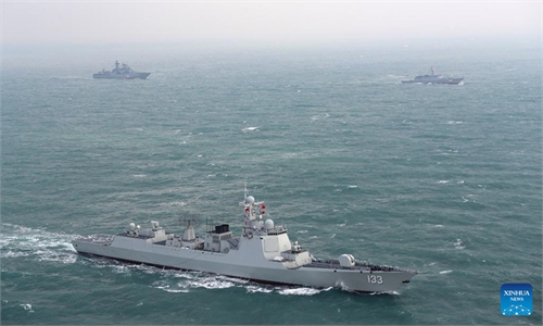 China, Russia Hold Joint Naval Exercise - Global Times