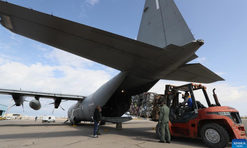 Libya sends 2 planes of aid to Türkiye, Syria - Global Times