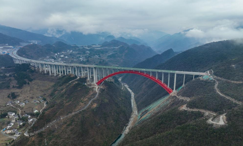 View of Dafaqu grand bridge in southwest China - Global Times