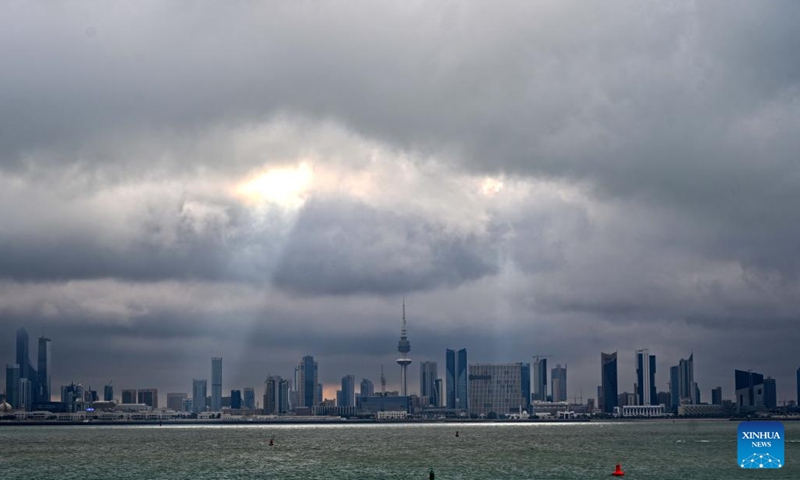 Photo taken on Jan. 10, 2023 shows a view in Kuwait City, Kuwait.(Photo: Xinhua)