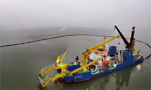 Close-up On China’s Iconic Cutter-suction Dredger That Helps Write BRI ...