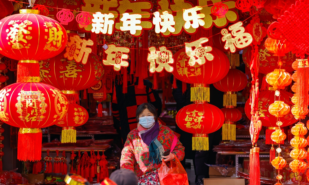 Spring Festival hustle and bustle back, heralds vibrant year ahead - Global  Times