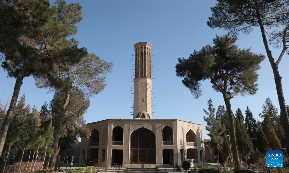 This photo taken on Jan. 24, 2023 shows wind catchers in Yazd, Iran.





