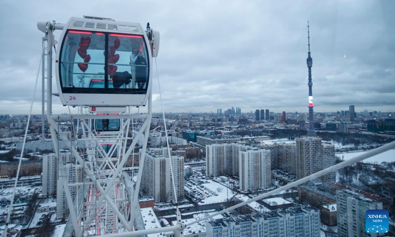 People Celebrate Valentines Day In Moscow Russia Global Times