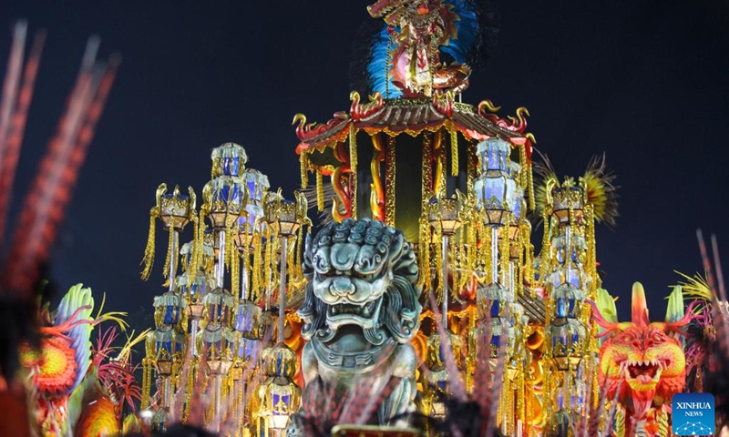 Revelers participate in carnival parade in Rio de Janeiro, Brazil - Global  Times