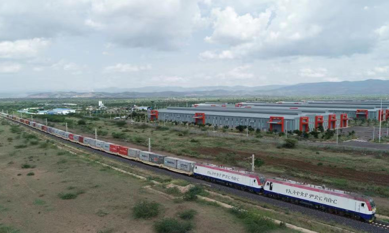 The Chinese-built Addis Ababa-Djibouti railway Photo: Courtesy of China Civil Engineering Construction Corporation