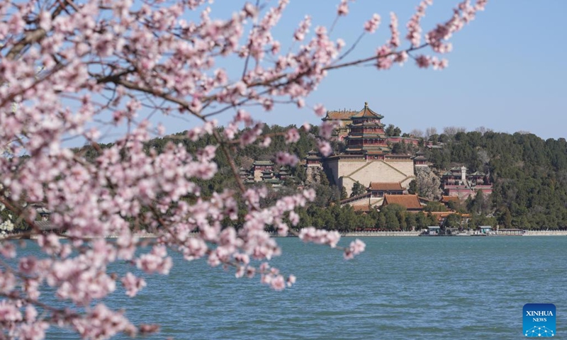 This photo taken on March 15, 2023 shows a view of the Summer Palace in Beijing, capital of China.(Photo: Xinhua)