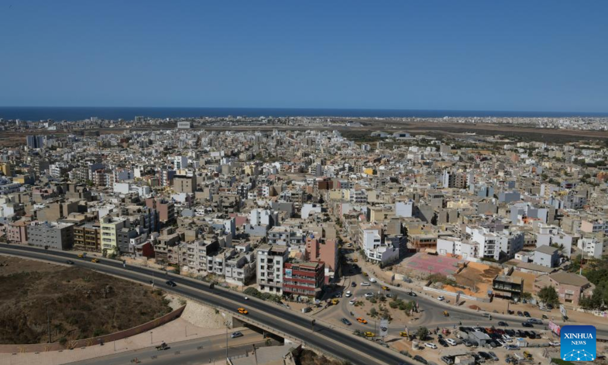 This photo taken on March 23, 2023 shows a city view in Dakar, Senegal. Photo:Xinhua