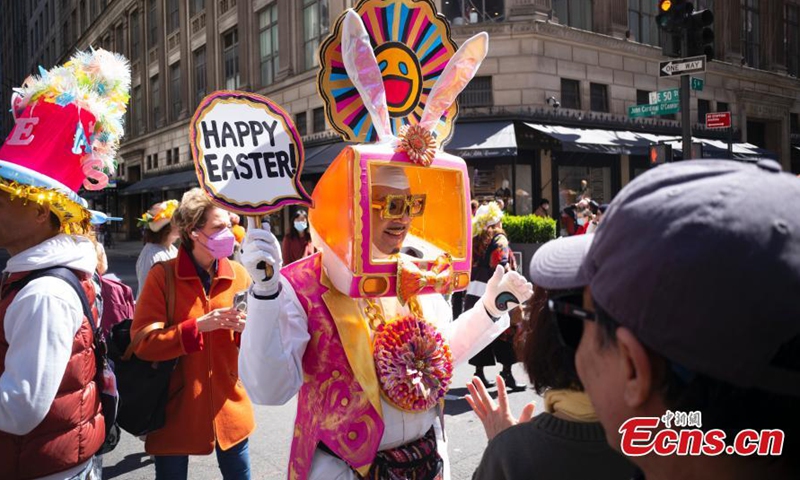 Annual Easter Bonnet Parade held in New York City - Global Times