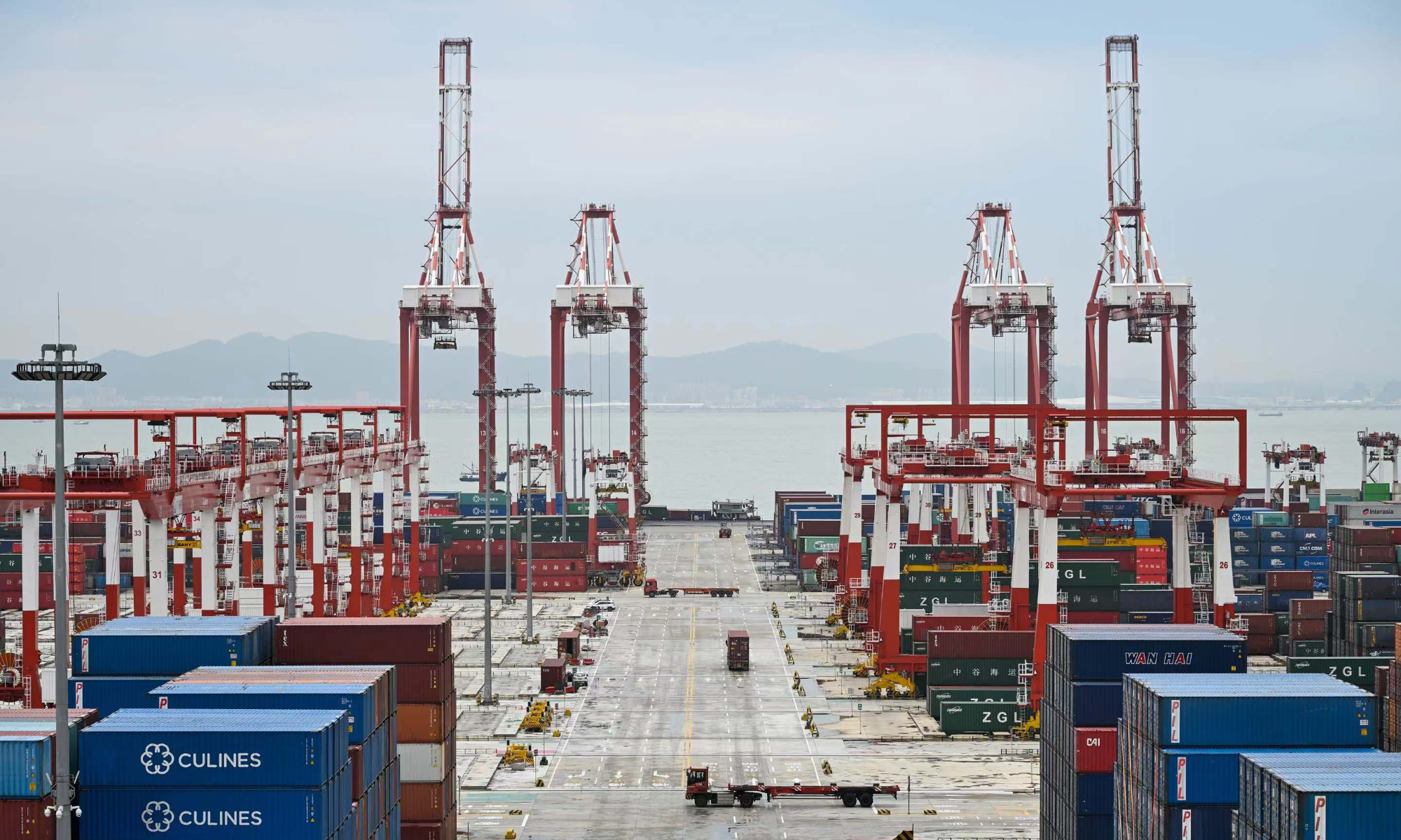 Guangzhou Port. Photo: Chen Tao/GT