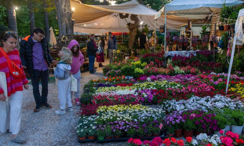 Floral show kicks off in Athens, Greece - Global Times