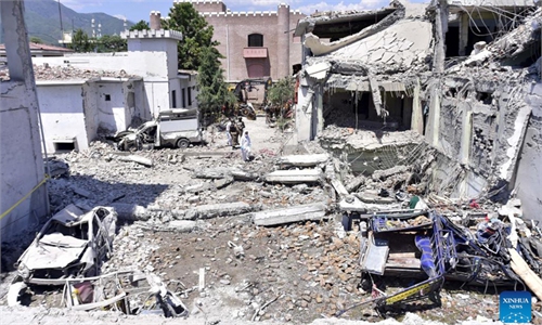 Death toll from NW Pakistan explosions rises to 17 - Global Times